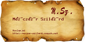 Móczár Szilárd névjegykártya